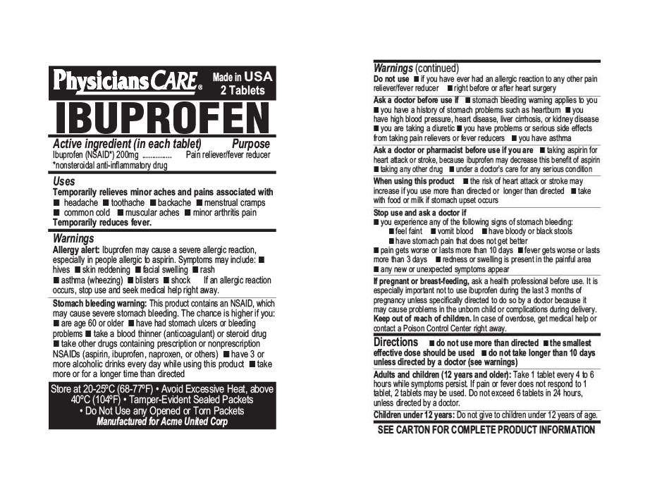 PhysiciansCare Ibuprofen